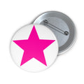 White + Pink Star Pin