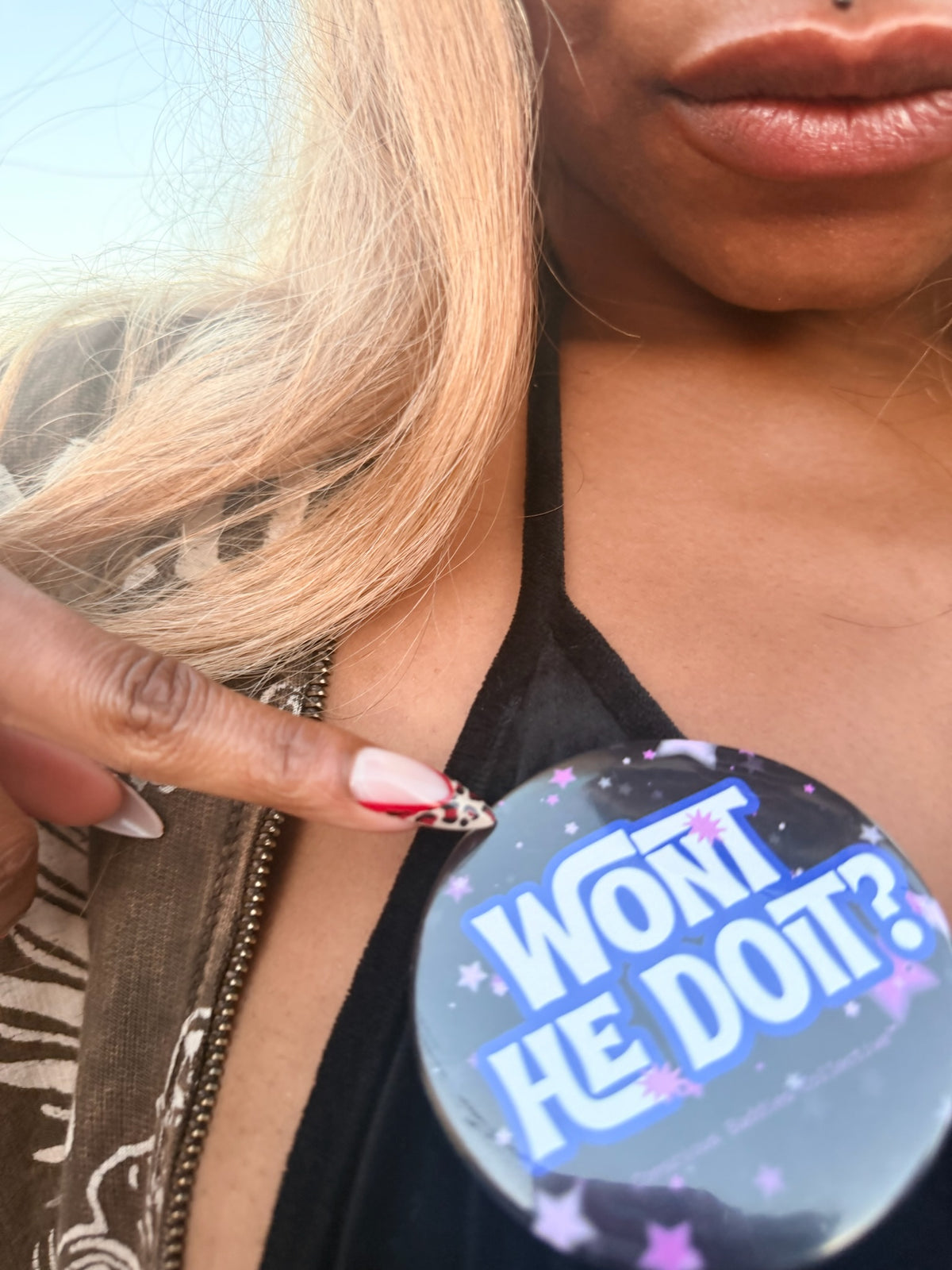 Won't He Do It Pin